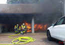 Bayern: Feuer in Garage in München