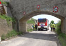 Nö: Wieder prallt Kleintransporter gegen Wasserleitung-Unterführung in Pfaffstätten