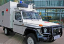 Puch G als seltene Ambulanzvariante des Schweizer Departements VBS
