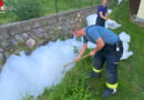Oö: Gewässer in Attnang-Puchheim wurden zum Schaumbad