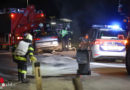 Oö: Verkehrsinsel stoppt Alkolenker bei Unfall mit größerem Ölaustritt bei Sattledt