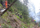 Oö: Schweißtreiber Aufstieg zu Waldbrand im Bereich Schwarzenberg-Jägersteig in Spital am Pyhrn