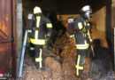 D: Brand im Hackschnitzelbunker in Borgentreich, ein Fw-Mann musste ins Krankenhaus