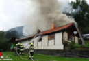 Stmk: Größerer Gebäudebrand in Dietmannsdorf → Treibstoffkanister, Acetylen- und Sauerstoffflaschen im Objekt