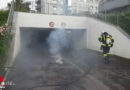 Oö: Menschenrettung nach Brandstiftung in Tiefgarage in Linz-Ebelsberg