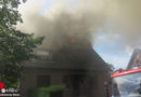 D: Unkraut abgebrannt und Wohnhaus in Emmerich in Brand gesetzt