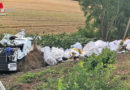 D: Lkw überschlägt sich von A 30 über Böschung hinab