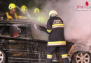 Ktn: Fahrzeugbrand auf der Karawankenautobahn (A 11) bei Mautstelle Rosenbach