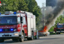 D: Auto auf A 98 bei Stockach in Vollbrand