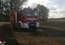 D: Feldbrand in Xanten → erster Einsatz fürs neue TLF-4000-Logistik