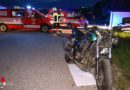 Oö: Schwerverletzter bei Motorrad-Pkw-Unfall in Altmünster