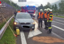 Stmk: Ölbindearbeiten nach techn. Gebrechen an Pkw auf der A9