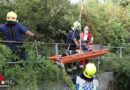 Nö: Rettung einer verletzten Radfahrerin in den Weinbergen in Guntramsdorf