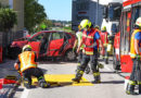 Oö: Pkw-Lenker nach Kollision mit Lkw in Vorchdorf eingeklemmt