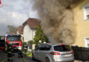 Oö: Großeinsatz bei ausgedehntem Kellerbrand in einem Einfamilienhaus in Wels