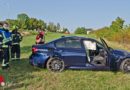 Nö: Unfall mit Autoüberschlag in Baden