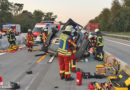 D: Auto kracht bei Bruchsal mit Reisebus → Lenker eingeklemmt