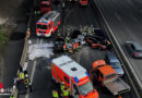 D: Acht Verletzte und sieben beschädigte Pkw bei Unfall auf A1 bei Remscheid