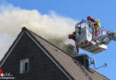 D: Kaminbrand verraucht Wohnräume in Einfamilienhaus in Heiligenhaus