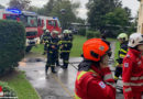 Feuerwehr rettet Personen aus brennender Wohnung in Judendorf-Straßengel