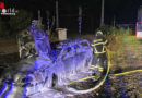 D: Unklare Feuermeldung stellt sich als Fahrzeugbrand in Plettenberg heraus