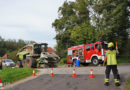 Nö: Technischer Defekt bei Feldhäcksler sorgte für Ölspur in Biberbach