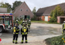 D: Kinder entzünden Feuer in leerstehendem landwirtschaftlichen Gebäude in Fredenbeck