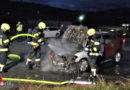 Oö: Brennendes Auto in Garsten
