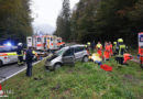 Bayern: Auto überschlägt sich bei Weißbach an der Alpenstraße (B305) → drei mittelschwer Verletzte