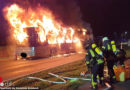 D: Vollbrand eines Linienbusses in Sonsbeck