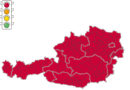 Corona-Ampel Österreich: gesamtes Bundesgebiet per 5. November 2020 auf rot