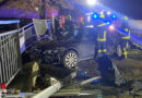 Nö: Spektakulärer Pkw-Verkehrsunfall bei Mittelschule in Ebenfurth