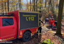 D: Verletzte Person aus unwegsamen Waldgelände in Herdecke gerettet