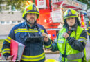 D: Sprungpolster-Einsatz bei Kellerbrand in Düsseldorf