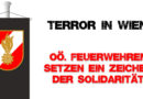 Terror in Wien → Oö. Feuerwehren hissen schwarze Flagge