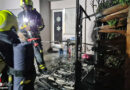 D: Brennende Möbel auf Terrasse in Sankt Augustin → drei Leichtverletzte, darunter ein Säugling