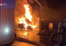 Schweiz: Mehrere Fahrzeuge durch Feuer in Granges (Veveyse) zerstört