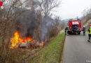 Nö: Pkw prallt gegen einen Baum und beginnt zu brennen