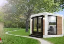 Verrückte Idee → Office Cubes für Garten und Plätze: Transparenter Designer-Würfel mit komfortablem Büro