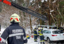 Stmk: Autobergung mit SRF-Unterstützung in Bad Schwanberg