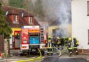 Nö: Brand einer Lagerhalle in Senftenberg am Nachmittag des 24.12.2020