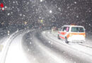 Schweiz: Wintereinbruch im Kanton Solothurn am 1. Dezember 2020 → 14 Verkehrsunfälle