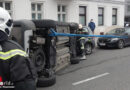 Wien: Unfall-Pkw kippt nach Rammen eines geparkten Autos im 20. Bezirk auf die Seite