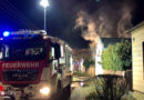 Nö: Garagenbrand im Wohngebiet von Bruck an der Leitha