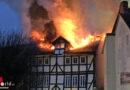 D: Feuer an Fachwerkhaus in Hann.Münden erfasst drei Gebäude