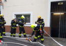 Nö: Feueralarm an Adresse des Feuerwehrhauses → Kleinbrand im öffentlichen Wc im Keller des Feuerwehrhauses Herzogenburg