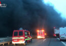 D: Massive Qualmwolke am Tunnelportal → Autovollbrand im Tunnel Berghofen in Dortmund