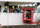 Nö: Assistenz-Einsatz mit Hubrettungsgerät für den Rettungsdienst in Maria Enzersdorf