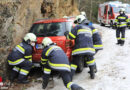 Stmk: Seitenkollision mit Felsen in St. Margarethen