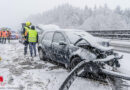 Nö: Schnee-Chaos am 20.03.2021 → Dauereinsatz auf der A2 und der S6 nach Unfälle und hängengebliebene Lkws